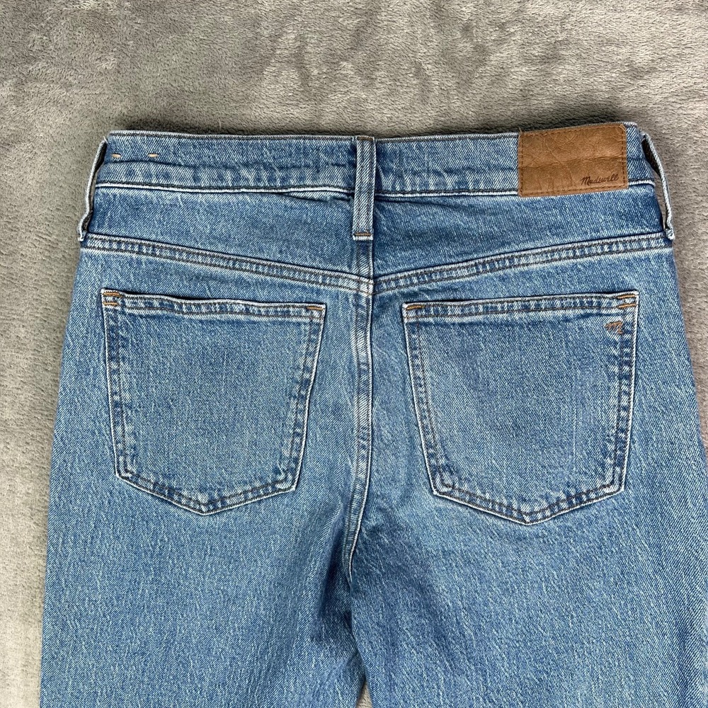 Madewell Jeans Womens 26 Blue Perfect Vintage Jean Straight‎ Leg Medium Wash - Picture 14 of 15